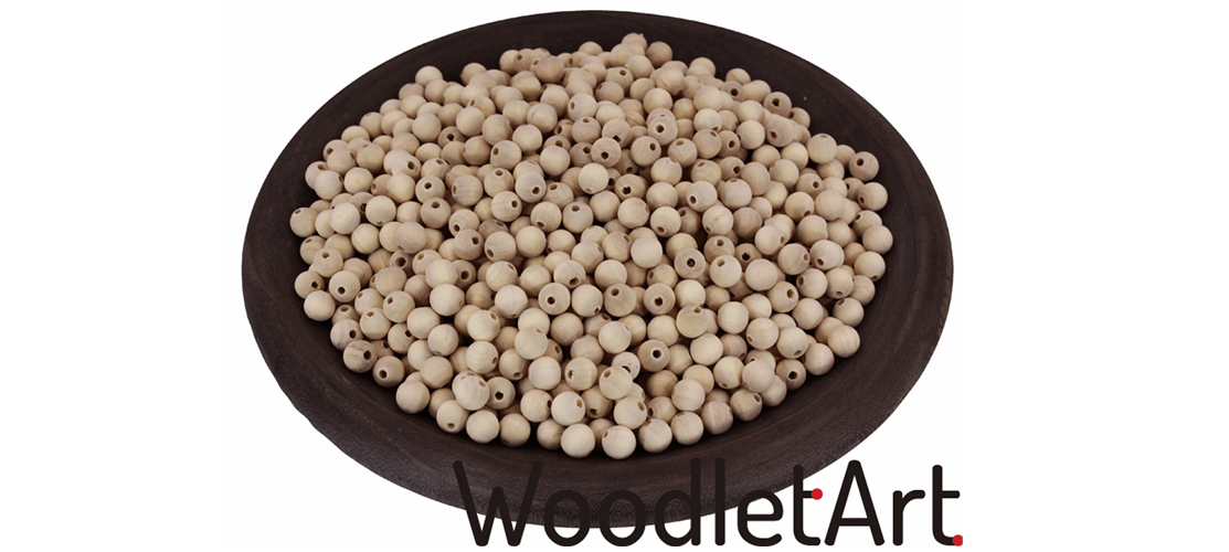 Koraliki drewniane 12mm średnicy